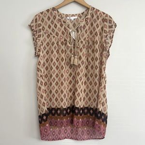 NWT DR2 Chiffon Blouse Women Size L